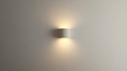 Fototapeta premium Ambiance Cylinder Wall Sconce: Modern Lighting Fixture