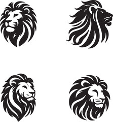 lion head icon vector © SATHI