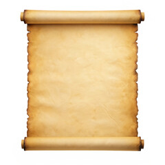 Aged scroll, parchment texture, blank space