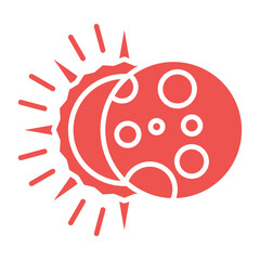 Solar eclipse Icon