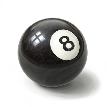 recommend clip art: billiard black pool ball number eight illustration