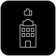 Fototapeta premium like hospital icon design