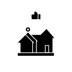 like hospital icon design