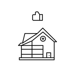 like hospital icon design