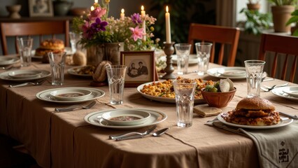 Warm family gathering time