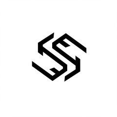 Black 3D Arrow Icon Made of Spheres on White Background