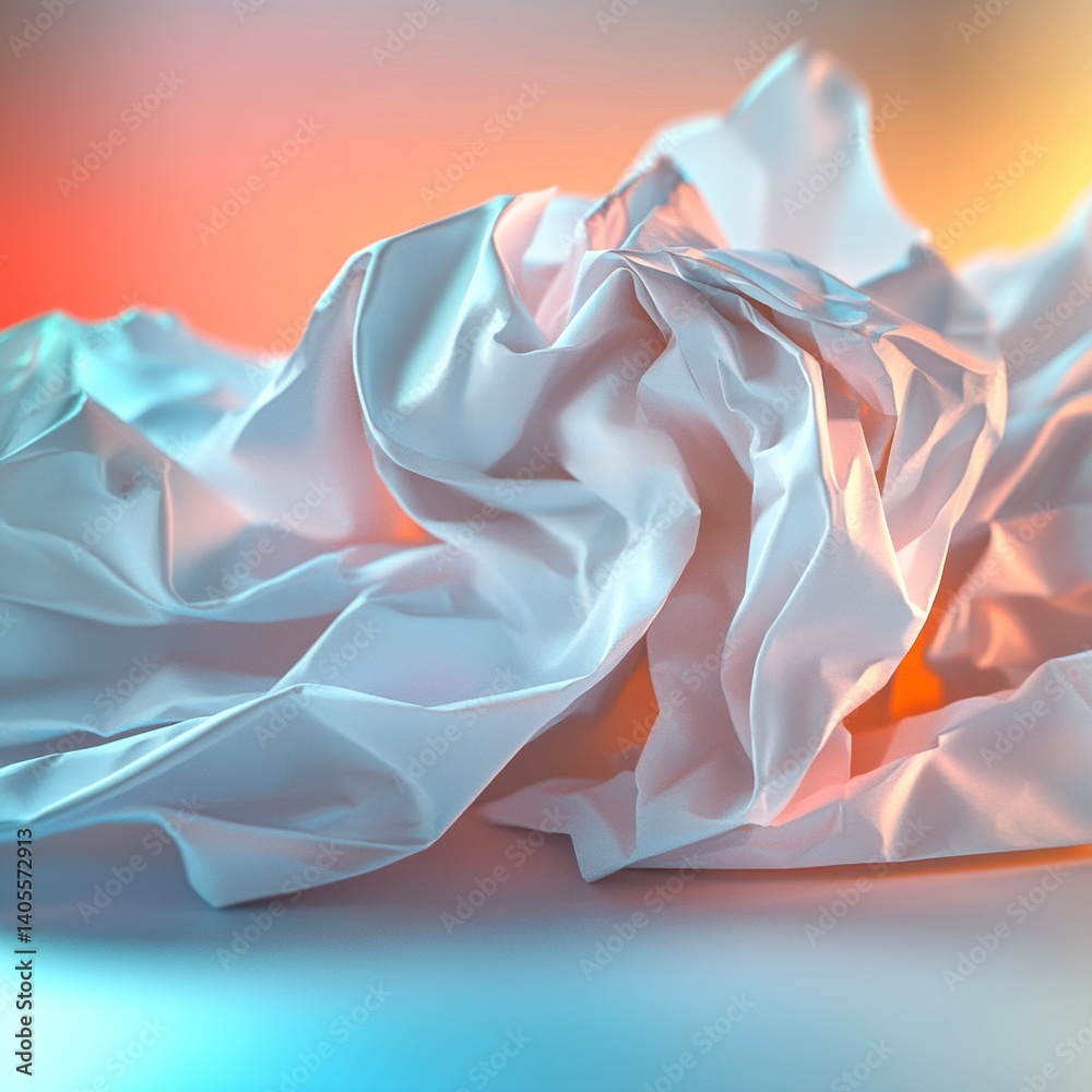 Poster crumpled paper texture background vector, ideal for creative designs, giving a tactile and realistic
