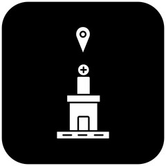 hospital location icon design