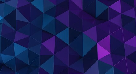 Obraz premium Generative AI, Hi-tech metallic design, repeating 3D triangle mesh, background image