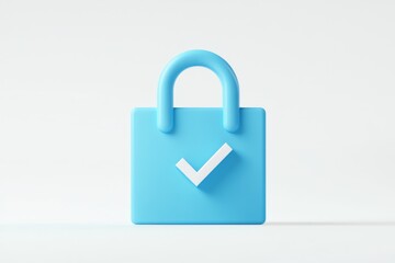 Secure Shopping Bag Icon