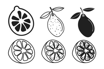 Vector Food Icons – Dining, Fruits, Meals & Culinary Symbols

