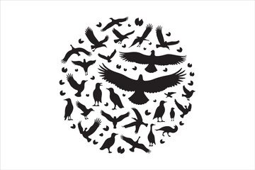 Bird Silhouette Bundle | Flying Birds Vector Clipart | SVG, PNG, EPS for Cricut & Laser Cutting

Birds Vector Silhouettes | Wildlife Animal SVG Files | Digital Bird Clipart for Crafts & Decor

Flying 