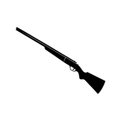Shotgun Silhouette vector illustration