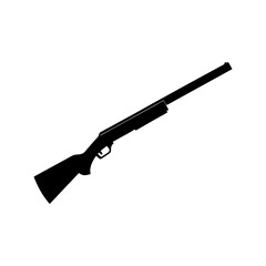 Shotgun Silhouette vector illustration