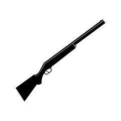Shotgun Silhouette vector illustration