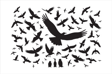 Bird Silhouette Bundle | Flying Birds Vector Clipart | SVG, PNG, EPS for Cricut & Laser Cutting

Birds Vector Silhouettes | Wildlife Animal SVG Files | Digital Bird Clipart for Crafts & Decor

Flying 