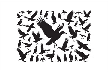 Bird Silhouette Bundle | Flying Birds Vector Clipart | SVG, PNG, EPS for Cricut & Laser Cutting

Birds Vector Silhouettes | Wildlife Animal SVG Files | Digital Bird Clipart for Crafts & Decor

Flying 