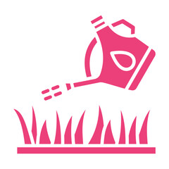 Watering grass Icon