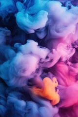 Colourful smoke render texture background