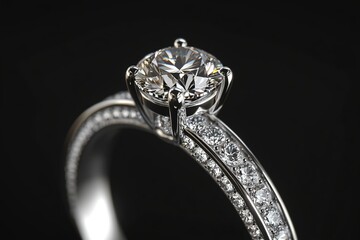 close up of a beautiful wedding ring