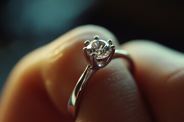 close up of a beautiful wedding ring