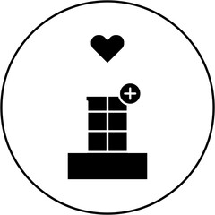 love hospital icon design