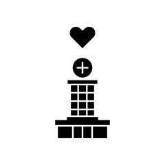 love hospital icon design