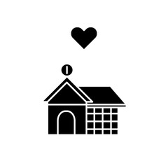 love hospital icon design