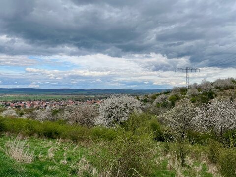 Ein Spaziergang um Uthleben-Ausblicke auf die Kiesteiche von Nordhausen und Windehausen sowie auf Heringen