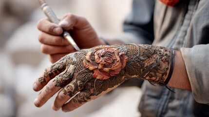 Art Indian Henna View Artist Design Rose 9it2h2h Tasty