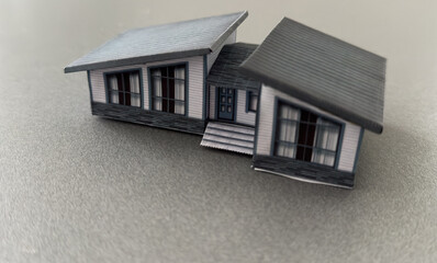 House Model there space. Home,Housing and Real Estate concept