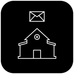 hospital email icon design