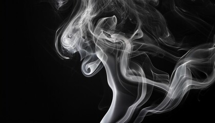 Obraz premium smoke on black background