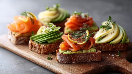 Avocado Avocado Toast Perspective Salmon Slice 9it2h2h
