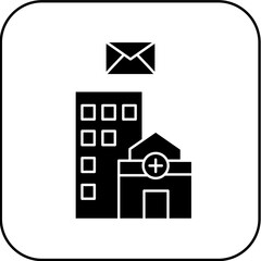 hospital email icon design