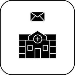 hospital email icon design