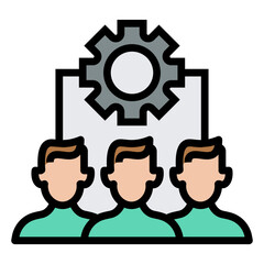  outsourcing vector icon