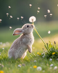rabbit in the grass