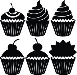 Cupcake Icon Set