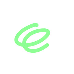 doodle vibrant green