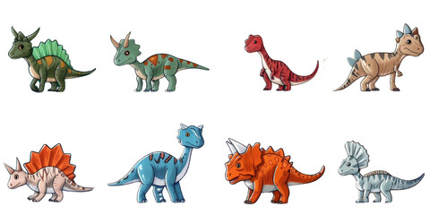 Dinosaur adventure jurassic landscape digital art colorful creatures playful environment imaginative viewpoint