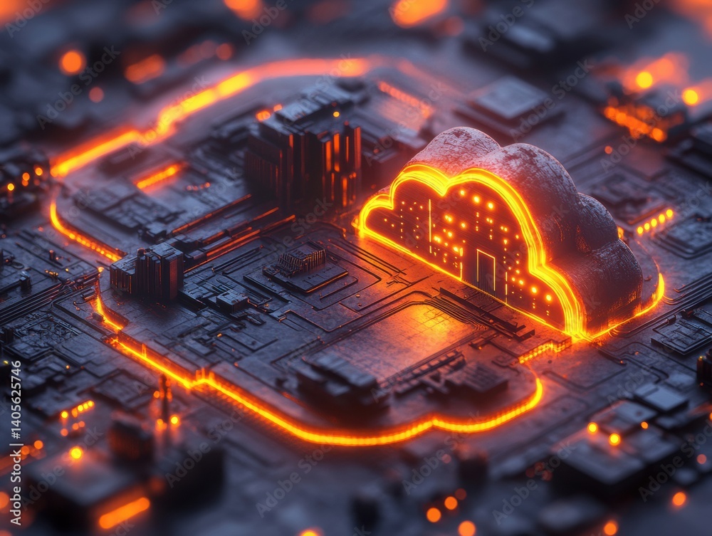 Poster Cloud Computing: A Secure and Scalable Solution for Modern Businesses