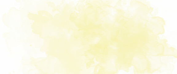 Vector Soft Yellow watercolor backgrounds white.