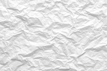 Obraz premium texture of crumpled white paper