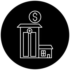 hospital business icon design