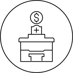 hospital business icon design