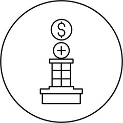 hospital business icon design