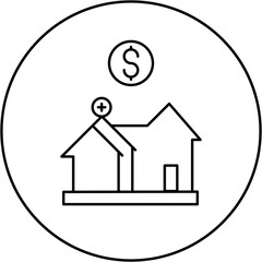 hospital business icon design