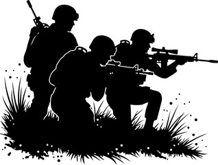 "Brothers in Arms: Shadows of Duty"

"On the Front Line: United for the Mission"

"Silhouettes of Valor"