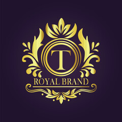  luxury gold logo concept